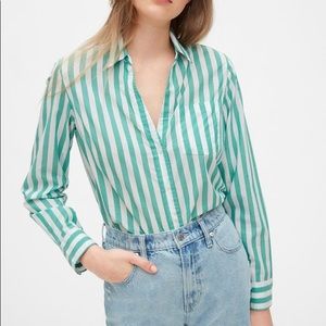 GAP the perfect shirt in superfine poplin